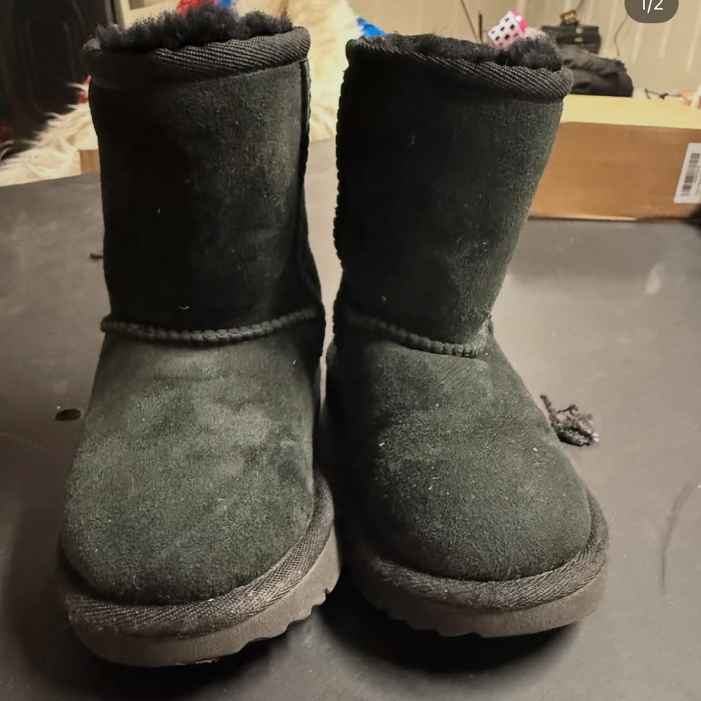 UGG Black Suede Boots